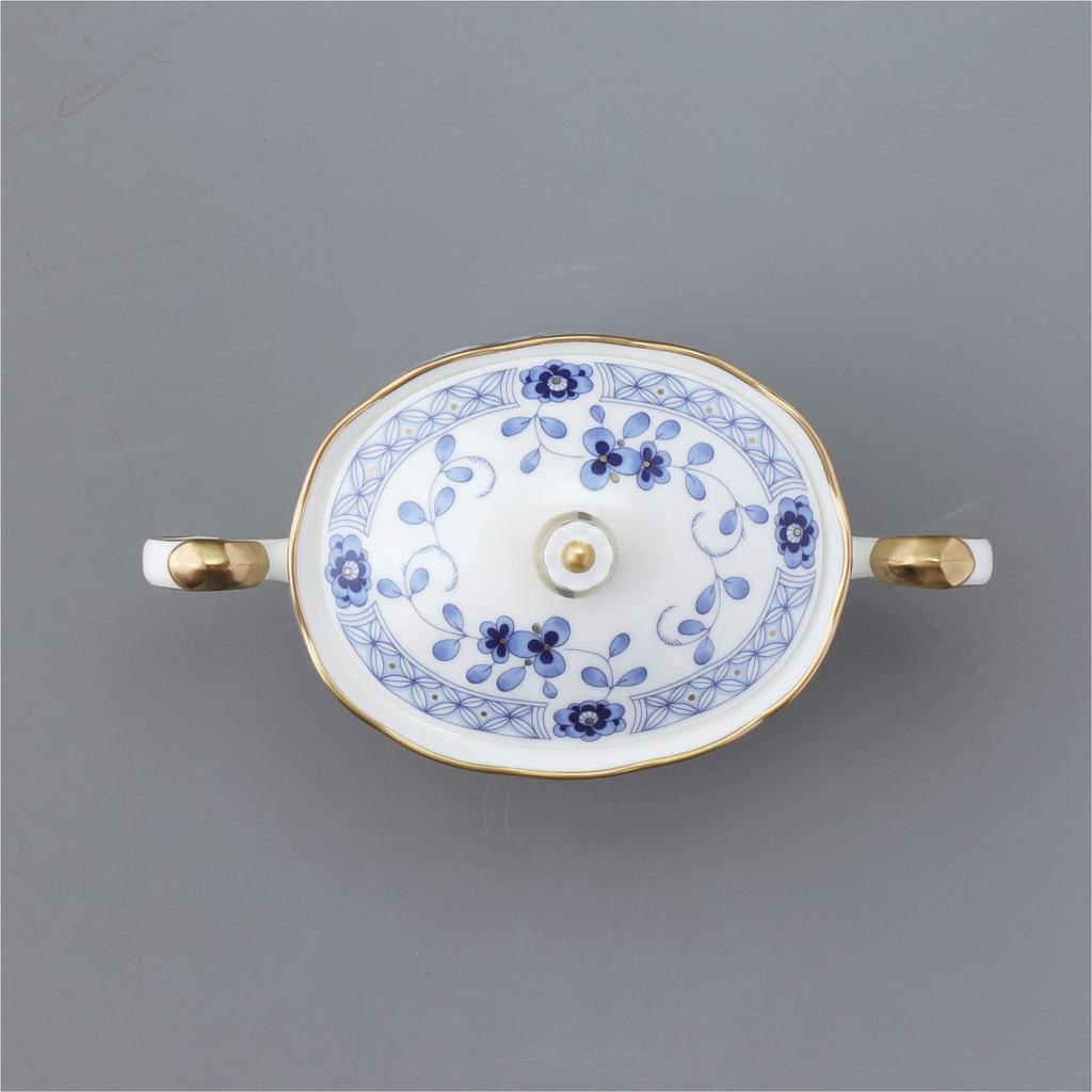 NARUMI Sugar Pot Milano 16cm, Made in Japan, 9682-4205