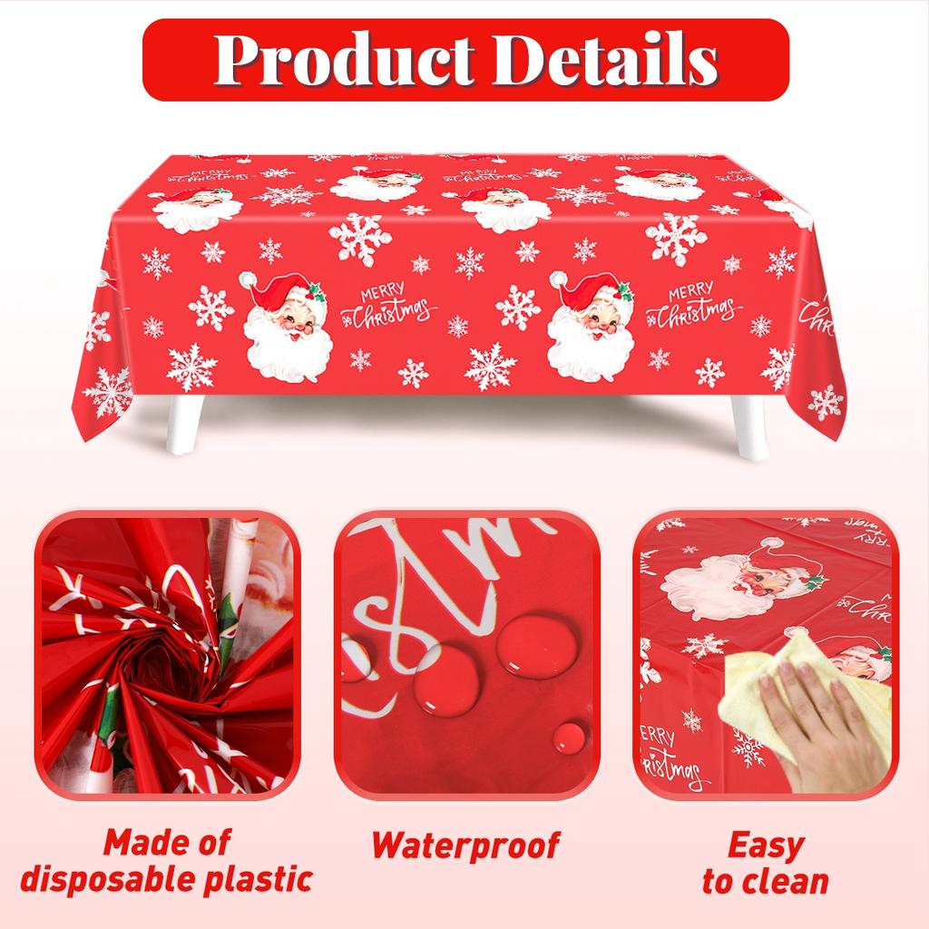 Weihnachtstischdecke Frohe Weihnachten Dekorationen für Zuhause 2025 Weihnachtsbaumschmuck Deko Navidad Natal Kerst Frohes Neues Jahr Geschenk 2025