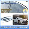 For Toyota Camry XV70 2018-2023 Daihatsu Altis Window Door Visor Vent Awning Sun Rain Wind Guard Cover Deflector Car Accessories