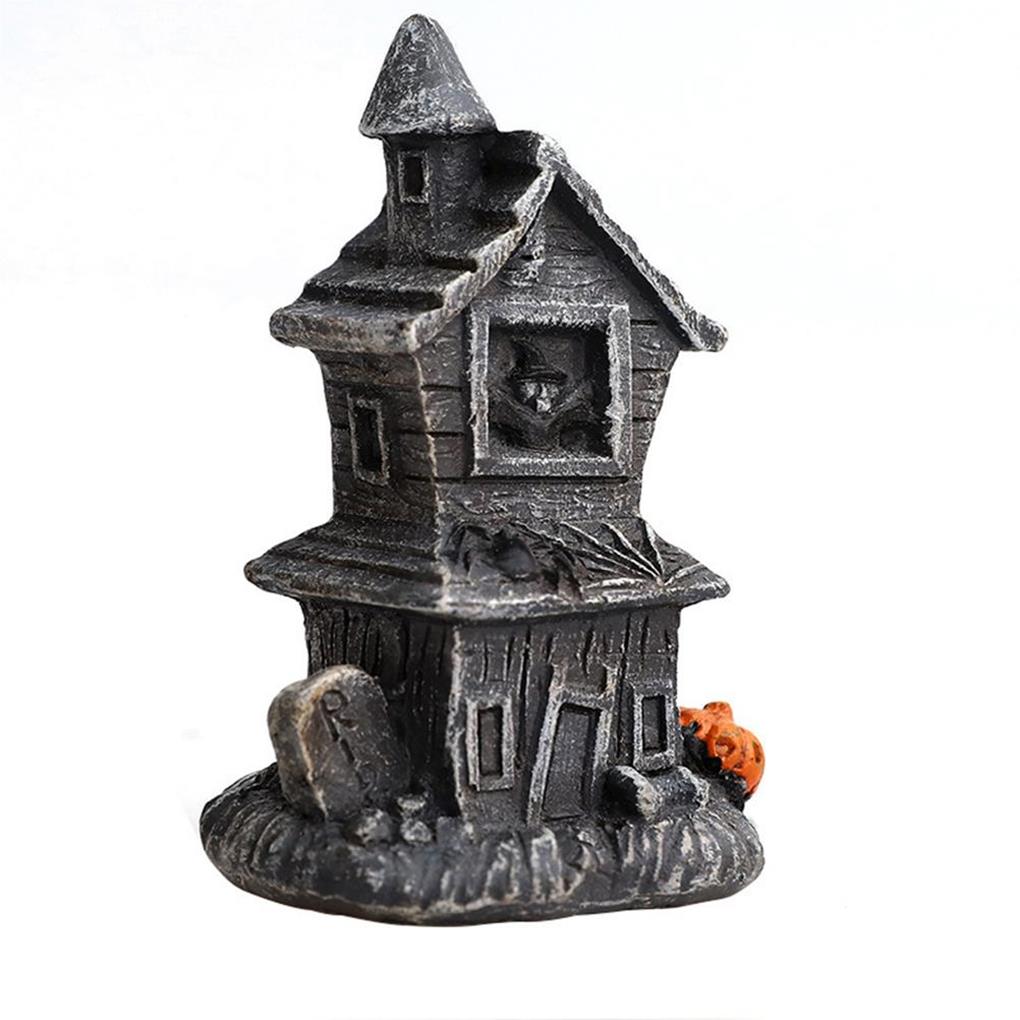 Halloween Decor Exquisite Resin Craft Desktop Figurine DIY Scene Layout Festival Adornment Home Decoration Tabletop Ornaments