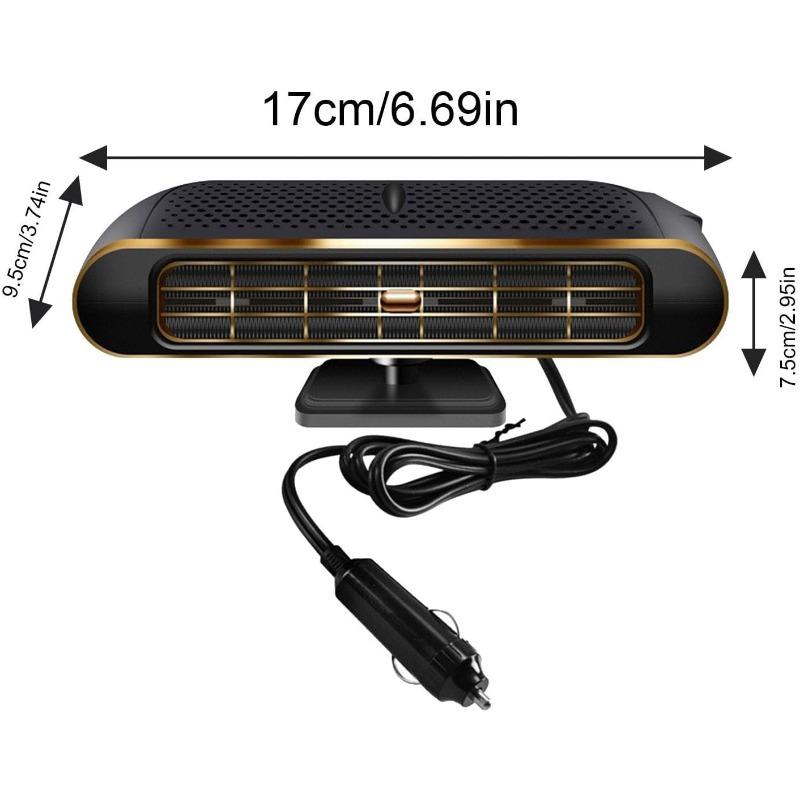 12V Ohřívač do auta a odmrazovač 150W Přenosný Energeticky úsporný Rychlé odmrazování Zimní pomocník při řízení Produkt šetrný k životnímu prostředí