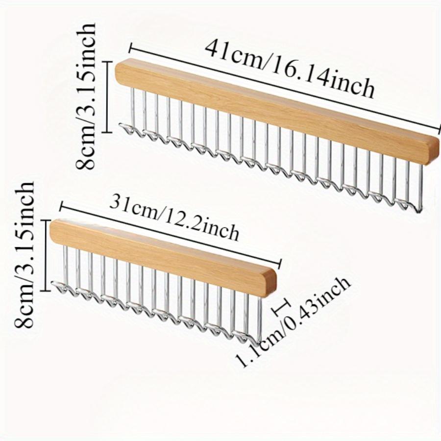 Home Clothes Storage Hanger Multifunctional Wooden Belt Hanger Sturdy Durable Tie Holder For Beanie Scarfs Bra Closet Supplies