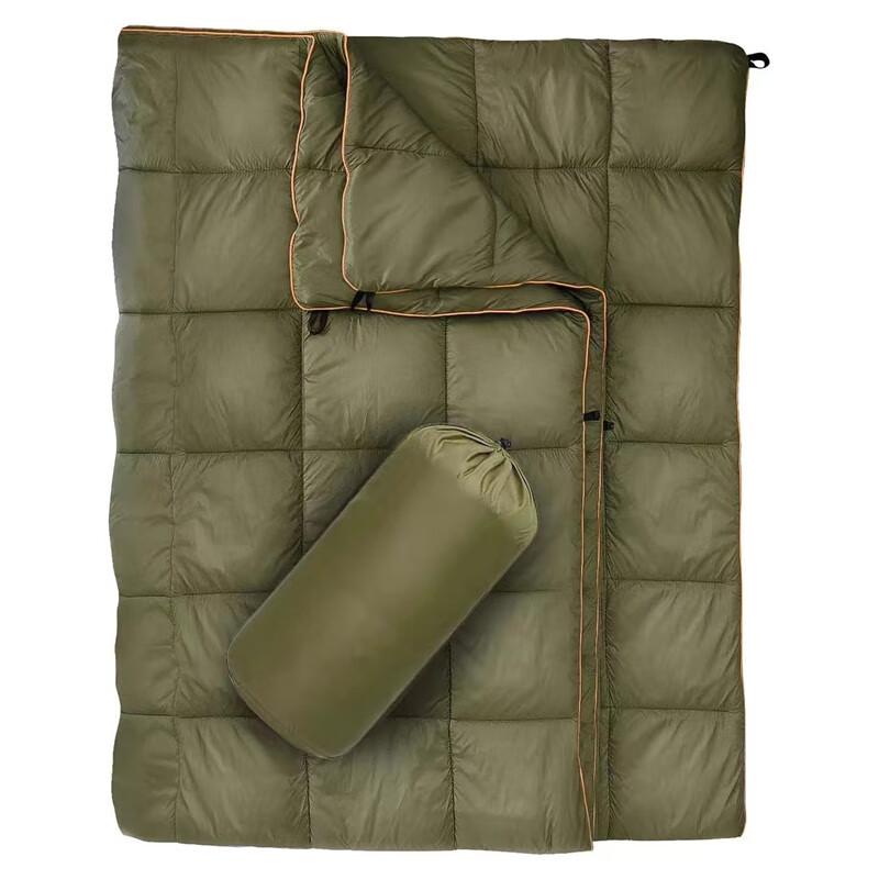 Outdoor Down Cotton Poncho Blanket