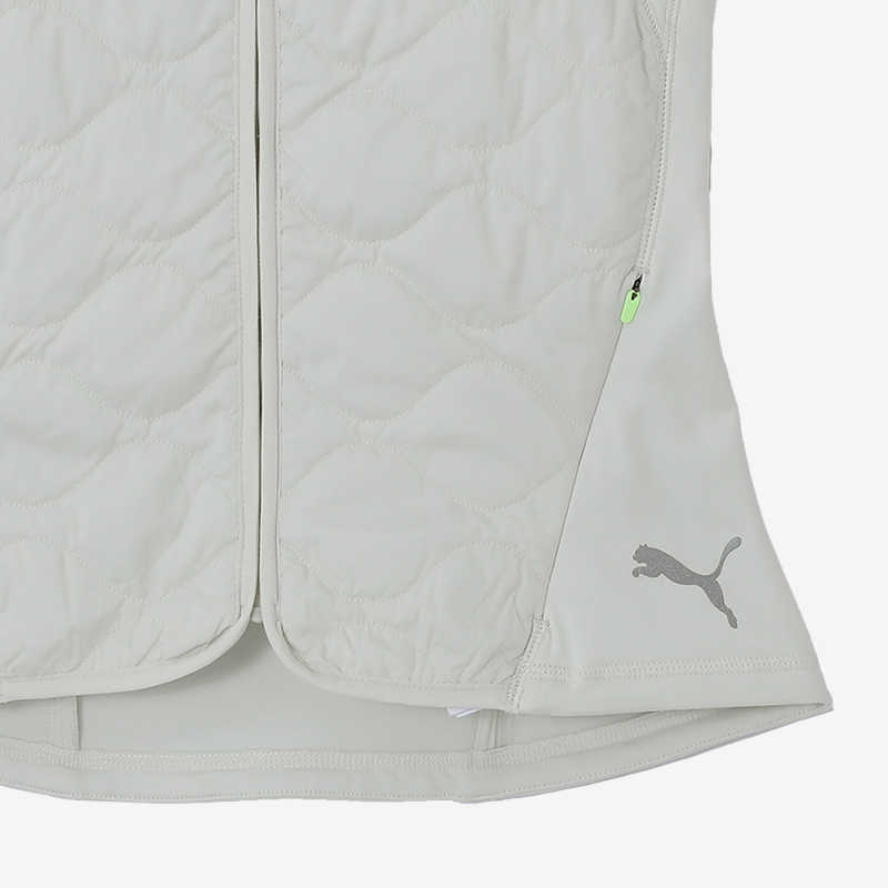 New PUMA RUN CLOUDSPUN WRMLBLPADDED VEST Vest Women's Gray 524603-05