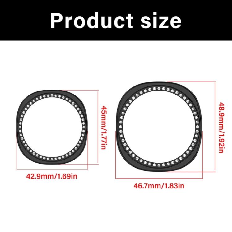 Watch Protector Cover for Watch 8 44mm 40mm Protector Frame Bumper Bezel Rings Cover Shell Scratchproof Housing