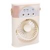 Portable Air Conditioner Fan Quiet 4000mAh Rechargeable USB Personal Air Cooler with 3 Speeds 3 Spray Nozzles for Home