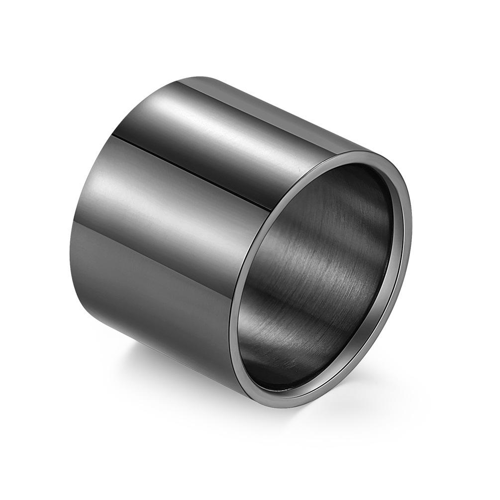 Europeisk og amerikansk titanstål glatt langt rør fingerbryter fasjonabel og enkel trendy hånddekorasjon