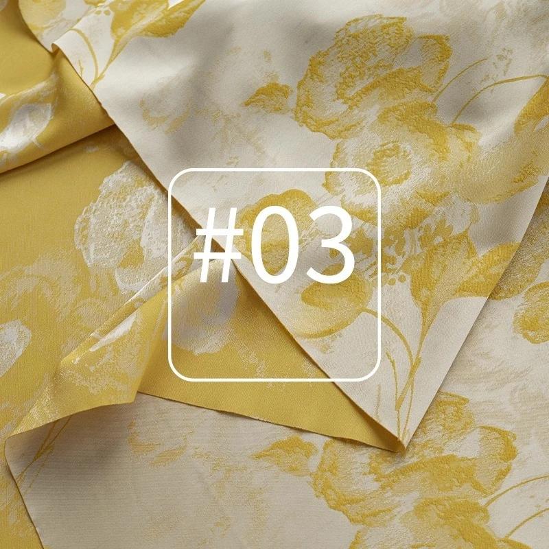 100x140cm Butterfly Yarn Dyed Jacquard Fabric Chinese Style Skirt Clothing Colorful Brocade Handmade Diy Sewing Cloth Material