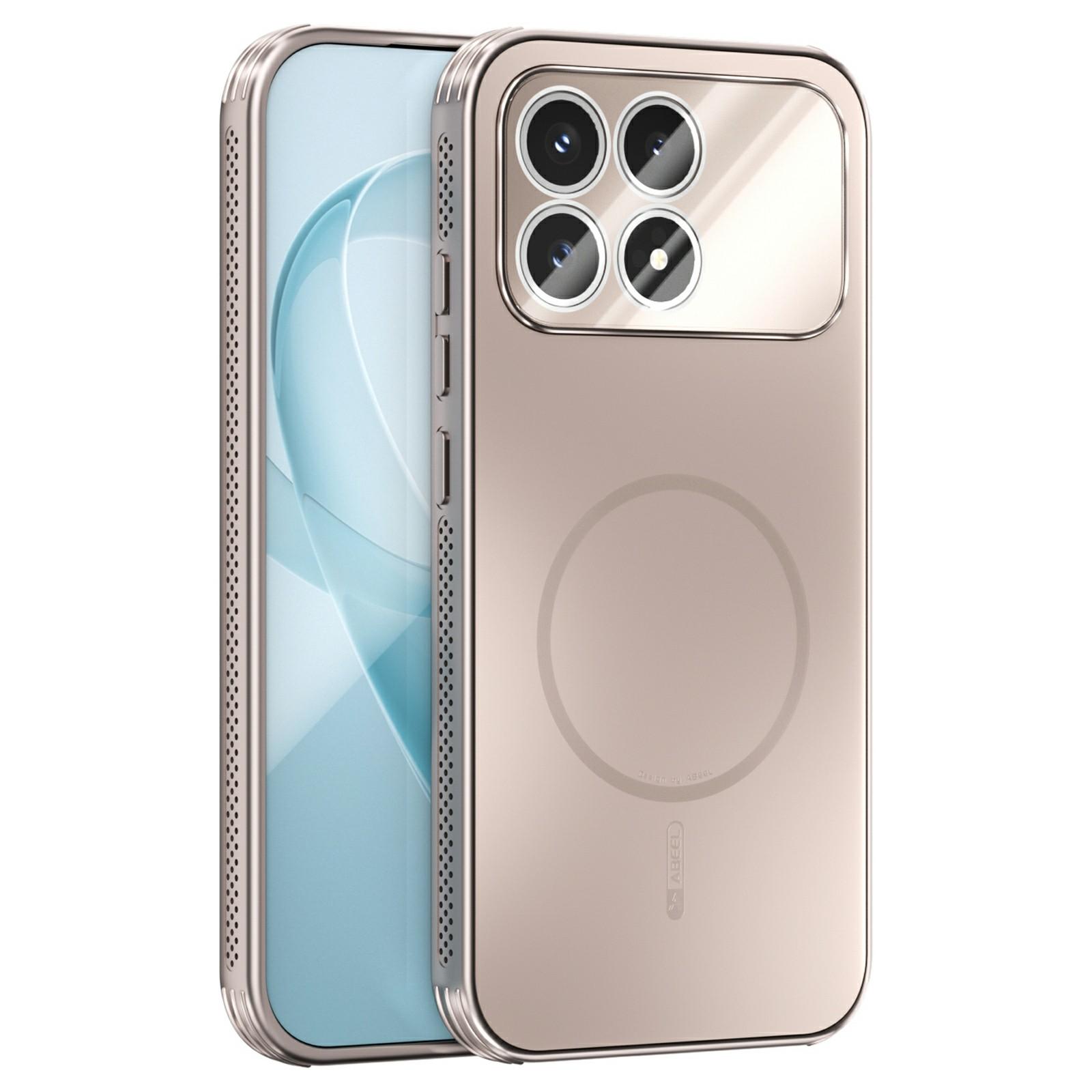 

ABEEL Для Xiaomi Redmi K90 5G/Poco F8 Pro Магнітний чохол TPU PC Охолоджуючий Матовий Задня кришка телефону з плівкою для камери