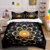 "Elegant Mandala Design for Calm Spaces" Exquisite three-piece bedding set gift for kids and adults