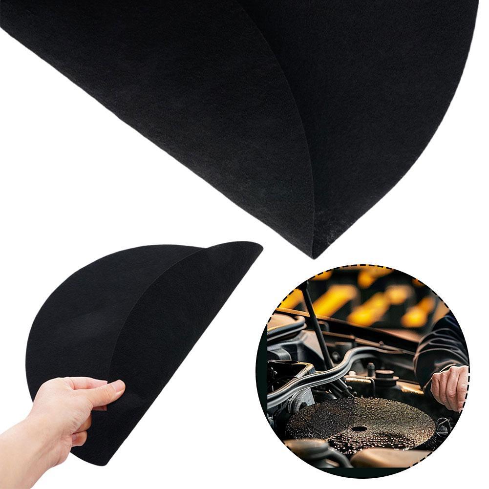 2pcs Oil Drain Splash Pads for Garage Automotive Car Oil Changing Transmission Drain Pan Mat 38 cm in diameter 1cm tthickness