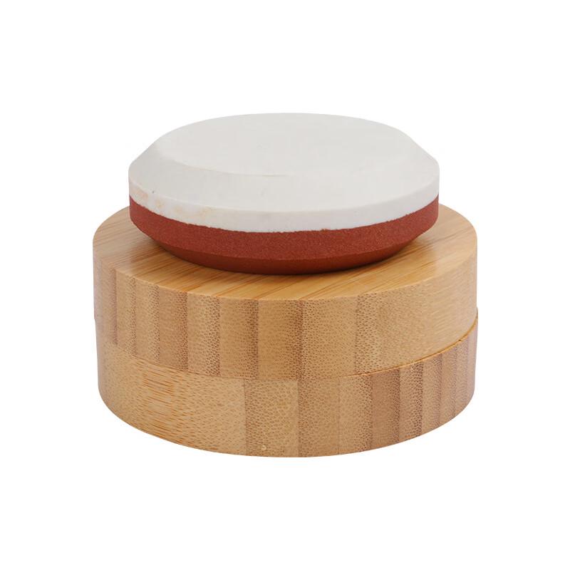 DRN Portable Round White Corundum Sharpening Stone