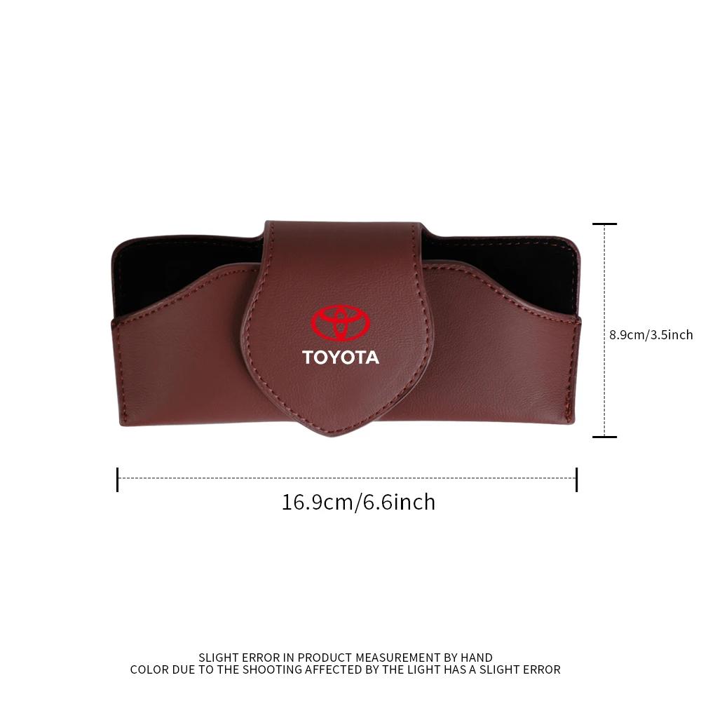 Držiak na okuliare do auta Klip na uloženie okuliarov Držiak na slnečné okuliare pre Toyota Corolla Camry RAV4 Yaris C-HR Avensis Auris Hilux TRD