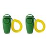 2 Stück Ergonomische Hundeklicker Pfeife Trainingsset Kunststoff Outdoor Gehtraining Gerät Für Rassen Kommandos Und Verhalten
