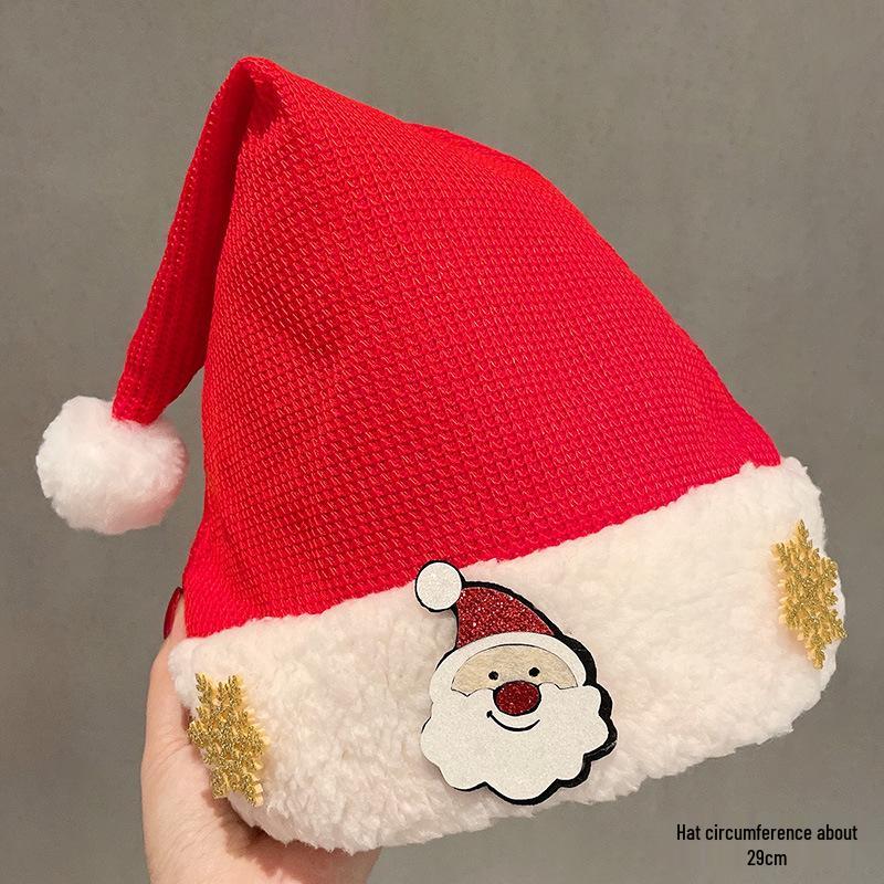 Cute Plush Christmas Tree Hat - Festive Photo Prop for Kids and Adults