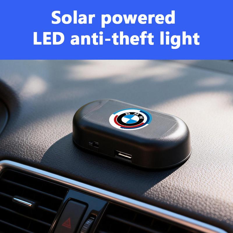 LED Solar Power Car Warning Night Anti-Theft Caution Lamp Flashing For BMW M3 M5 E36 E39 E46 E60 E61 E64 E70 E71 E80 E85 E87 E90 JKQDU1