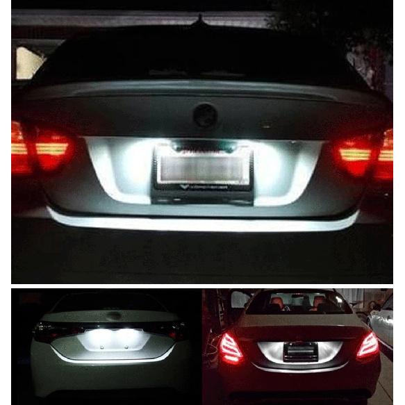 2pcs Car Led Signal Lamp Number License Plate Light Canbus No Error For Renault Espace 5 2015-2021 Automobiles Parts Accessories