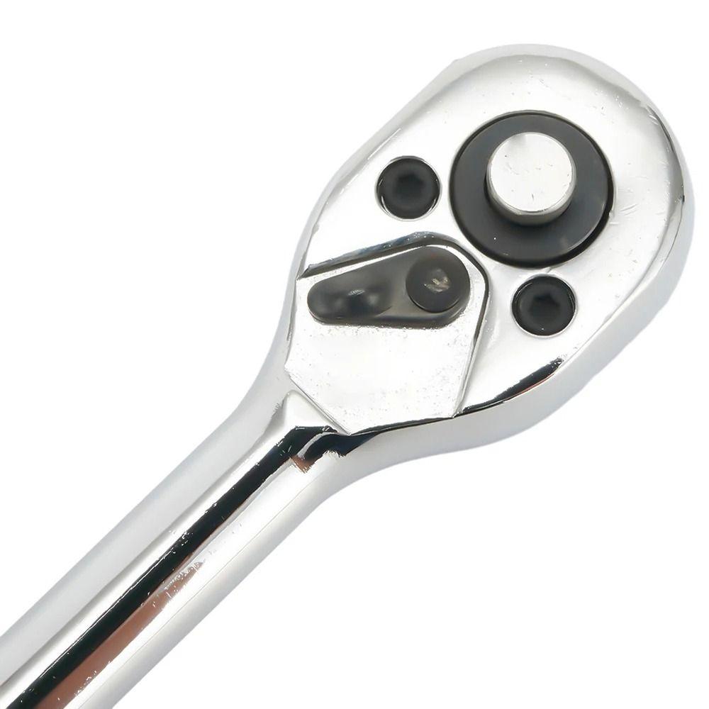 1Pcs 24 Teeth Ratchet Wrench Quick Release Repairing Hand Tool Durable Socket Spanner