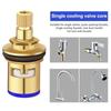 Brass Material Faucet Valve Core Threaded Design Ceramic Valve Faucet Cartridge Hot and Cold Copper Construction