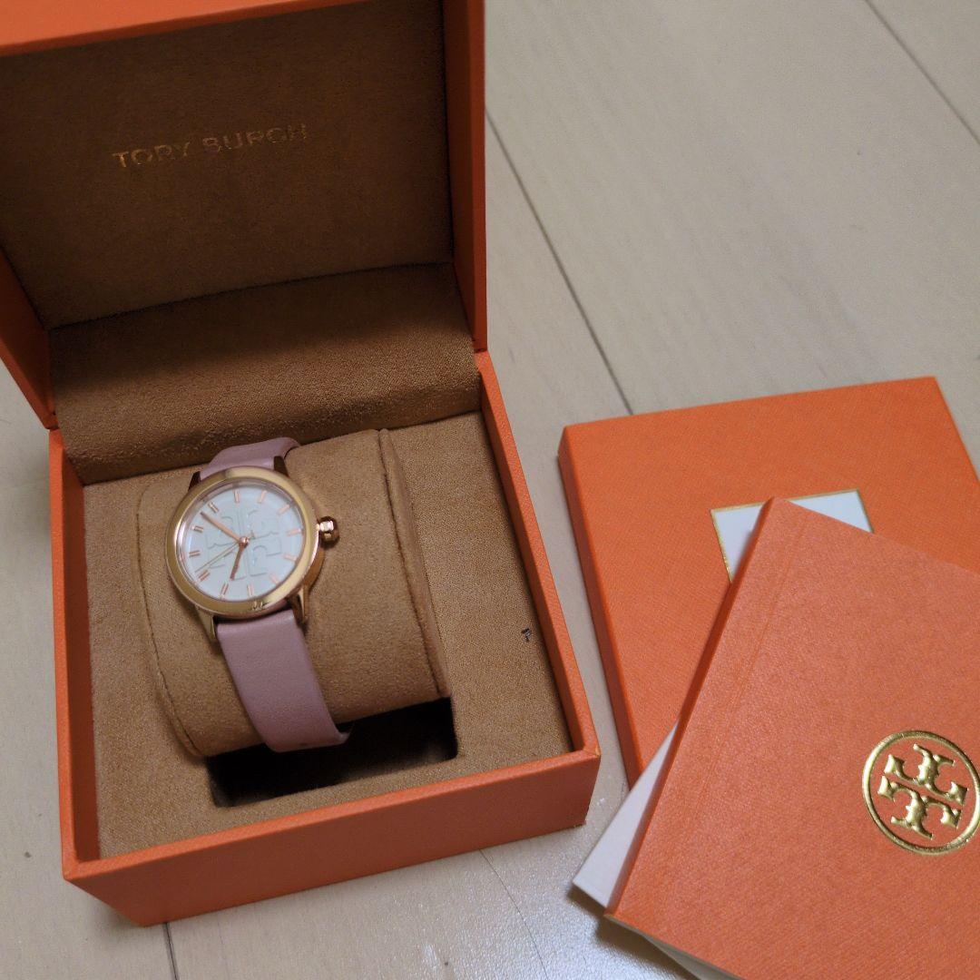 Used Tory Burch Analog Watch Pink