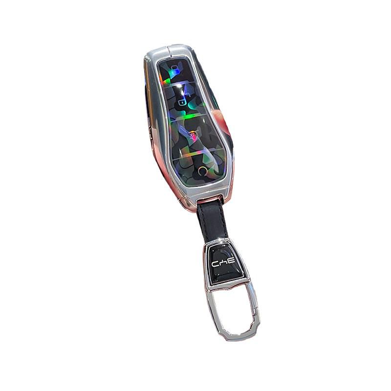 BYD Key Case for Song Plus, Qin DMi, Han EV, Dolphin, Seagull - Metal Buckle Full Coverage Accessories
