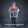 Robot Costume Polyester-Blend with Headpiece Loose-Fit for Cosplay