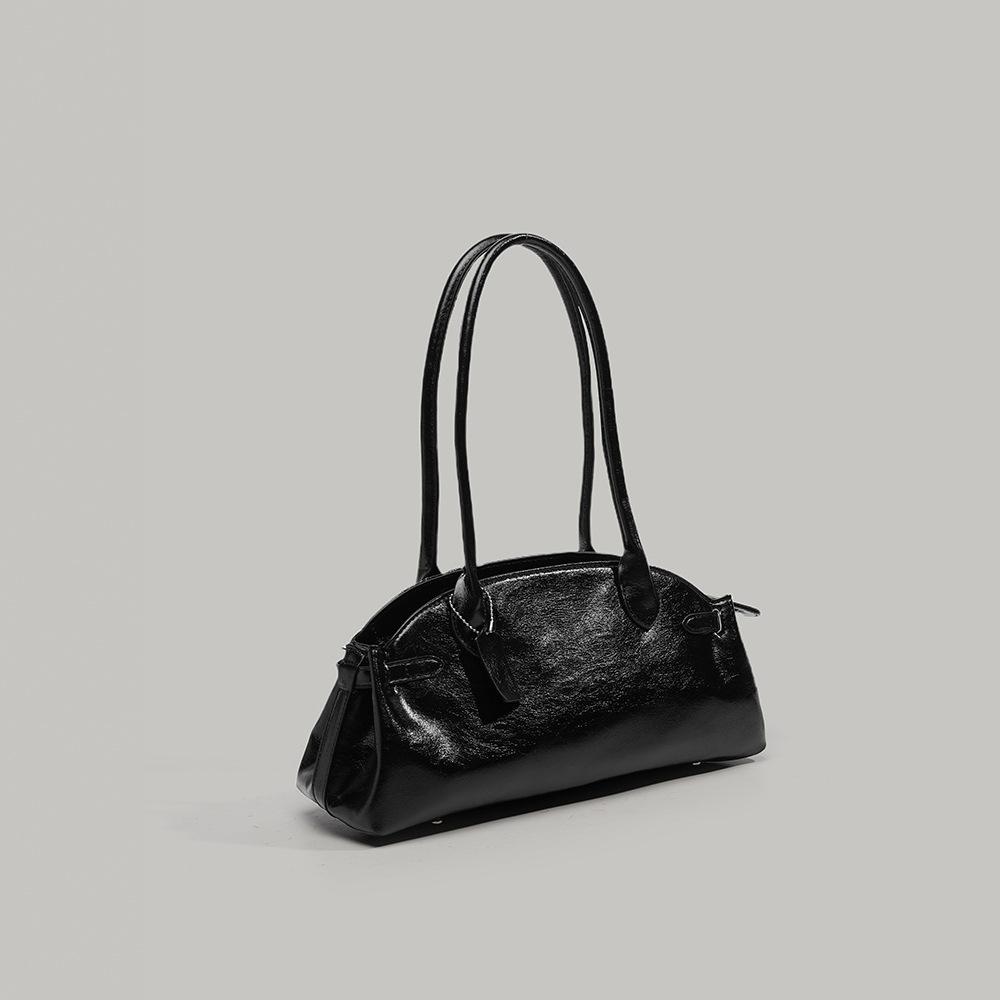 Korean-style retro bowling bag 2025 new model women's fashion versatile daily commuter shoulder bag underarm bag trendy