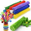 200/500pcs Chenille Stems Craft Pipe Cleaners Indoor Decor Handicraft DIY Furry Strip Party Festival Birthday Gift XJM