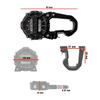 Dakota Digital Cage Clip Bottle Opener Carabiner Watch Alarm Stopwatch Camping Hiking Travel Fishing Pocket Watch