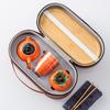 High-End Kaki Ruyi Reise-Teeset für den Außenbereich, eine Kanne und drei Tassen in Boutique-Geschenkboxen, Geschenke, Hochzeitsandenken