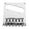 Electric Guitar Bridge Single Coil Pickup Electric Guitar Tailpiece Bridge Replacement Silver