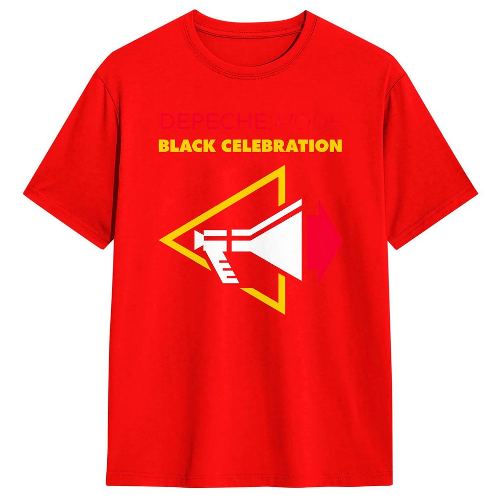 Depeche Mode Black Celebration T Shirt Spiaggia Unisex 100% Cotone Girocollo Taglia Larga 5xl Abbigliamento Manica Corta Streetwear Top