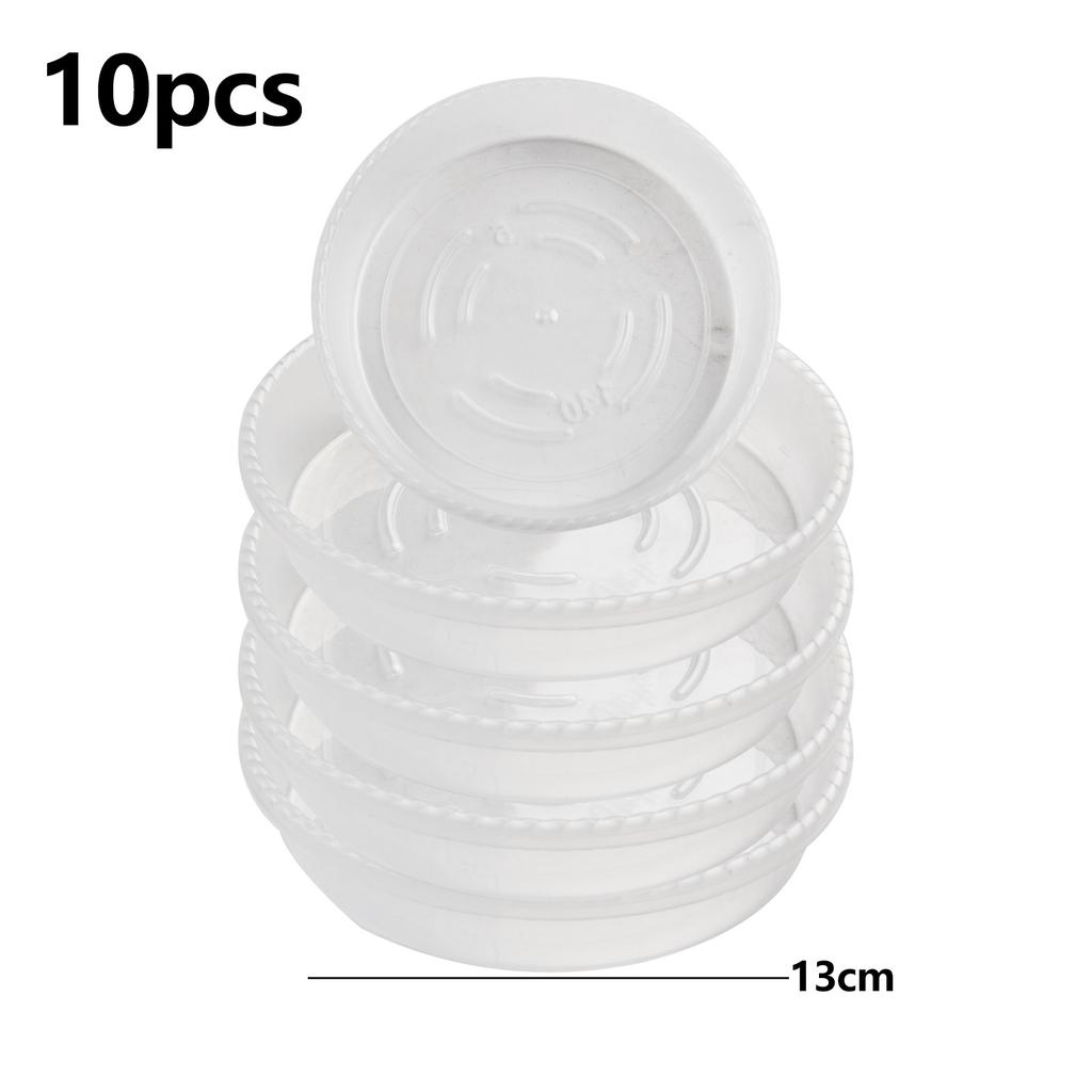 Balcony Flower Pot Trays Base Saucer Transparent Tray
