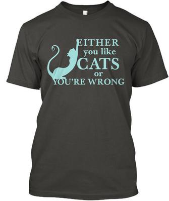 Katzen regieren T-Shirt Hergestellt in den USA Größe S bis 5XL