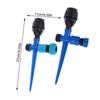 360 Degree Garden Watering Nozzle Automatic Rotating Sprinkler  For Gardening Lawns And Outdoor Plant Watering Vegetables Device