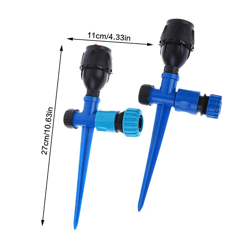 360 Degree Garden Watering Nozzle Automatic Rotating Sprinkler  For Gardening Lawns And Outdoor Plant Watering Vegetables Device