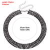 Accessories, Temperament Multi-Row Claw Diamond Chain Necklace, Women'S Banquet Accessories, Wind Black Full Diamond Necklace