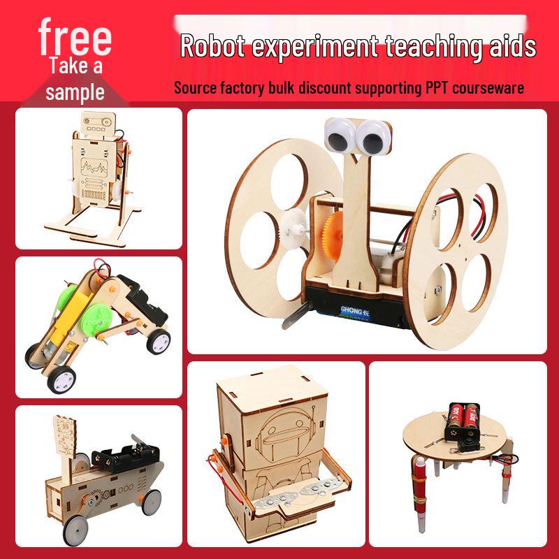 DIY Robot Science Experiment Kit for Kids - Handmade Educational Toy