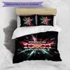 Set Lenzuola Stampato Calcio VfB Stuttgart 3 Pezzi, Comodo Set Copripiumino per Camera da Letto Amico della Pelle
