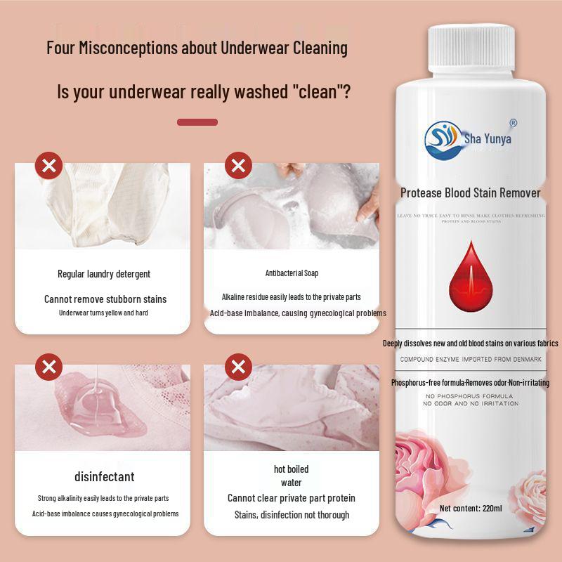 Stain Net: Menstrual Blood Stain Remover for Bedding & Women's Underwear