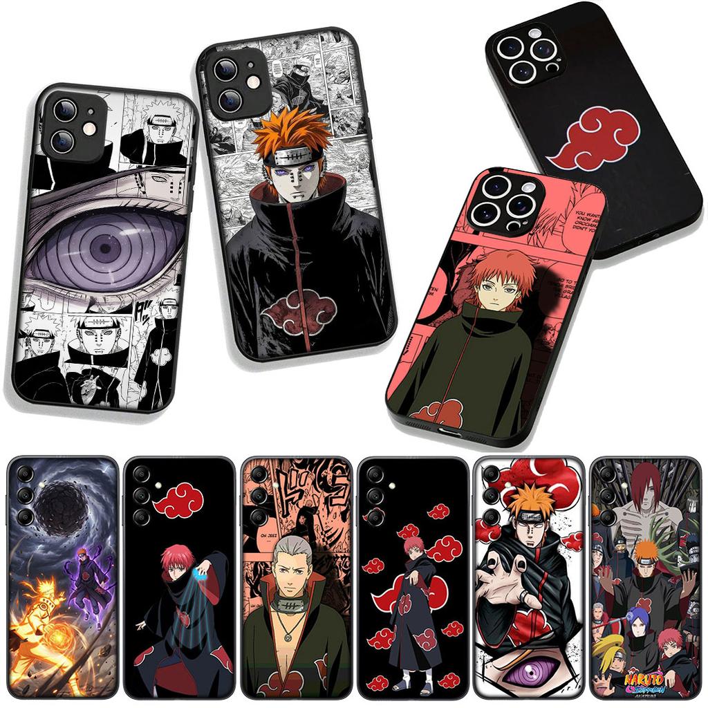 Sasori Pain Akatsuki Narutos for Motorola Moto G54 G05 G24 G55 G75 G85 G15 G57 G86 Power Edge 50 30 Ultra Fusion neo Pro Case