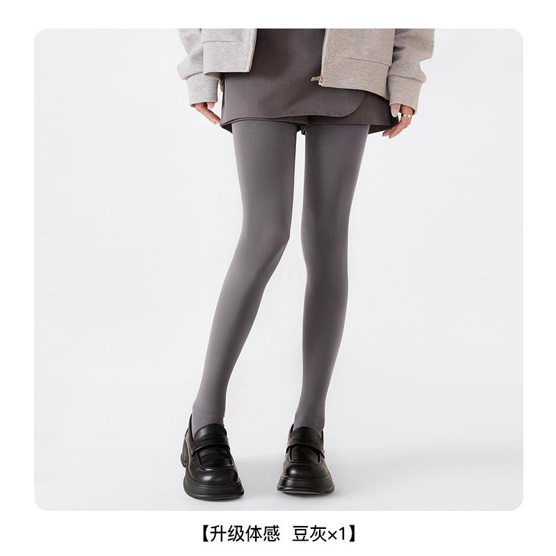 Gray Pantyhose For Women, Autumn And Winter, New High-Waisted Tummy Control Slimming Pressure Leggings