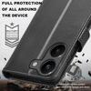 Plain Leather Flip Wallet Case For Xiaomi Poco X8 Pro Max Magnetic Book Cover Holder Capa Coque Fundas Shell