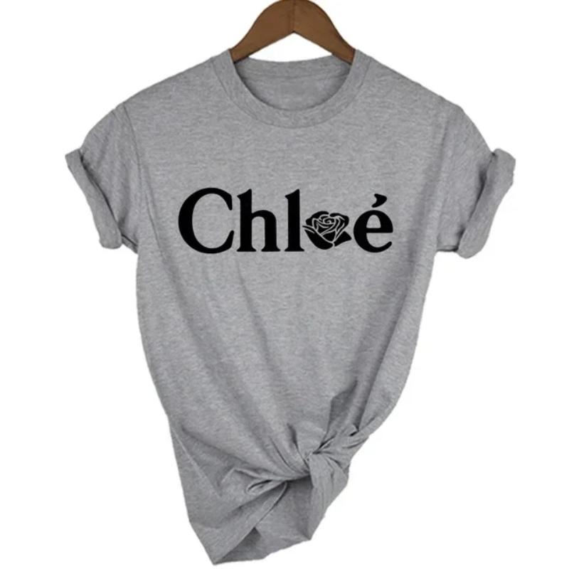 High Quality T-shirt Summer Luxury Brand Alphabet Print T-shirt Women's Fashion Graphic Women's Top Street Women's Shirt