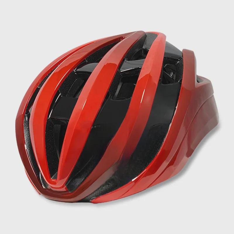 Bunter, ultraleichter, belüfteter Fahrradhelm mit Farbverlauf