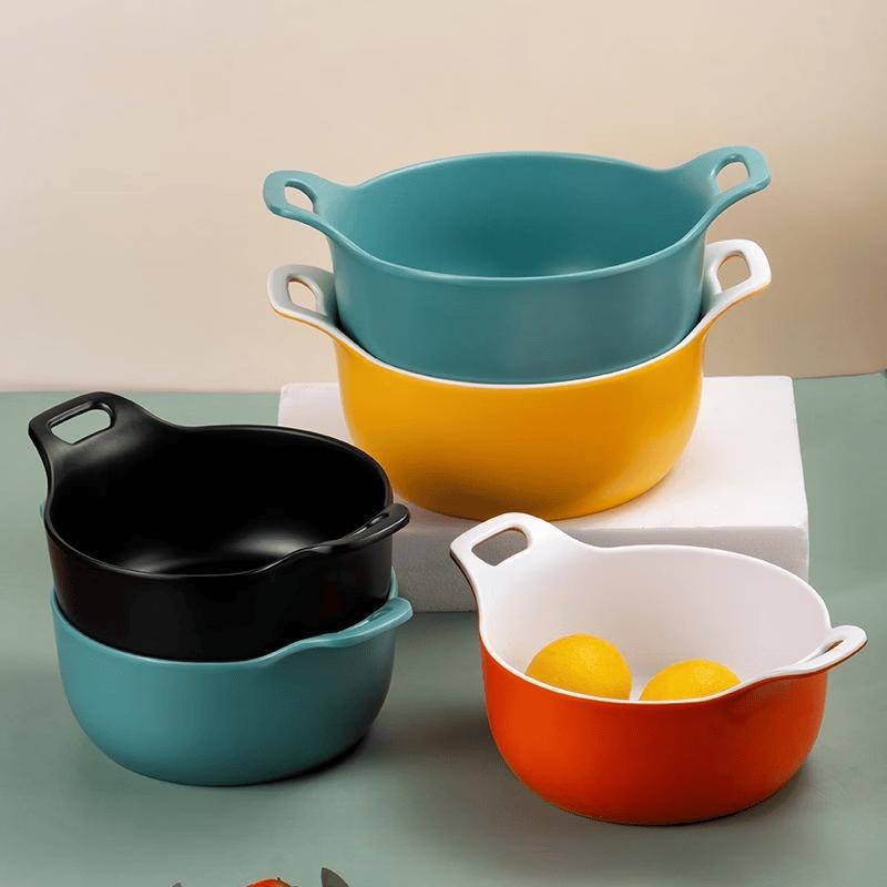 ZISIZ Nordic Style Melamine Soup Bowl