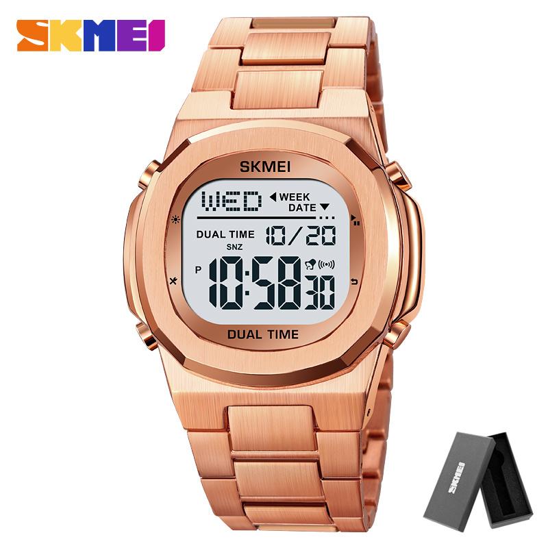 SKMEI 2004 Alarm Date Clock relojes para hombre Glow Stop Watch Multifunction Mens Waterproof Electronic Sport Watch Wristwatch