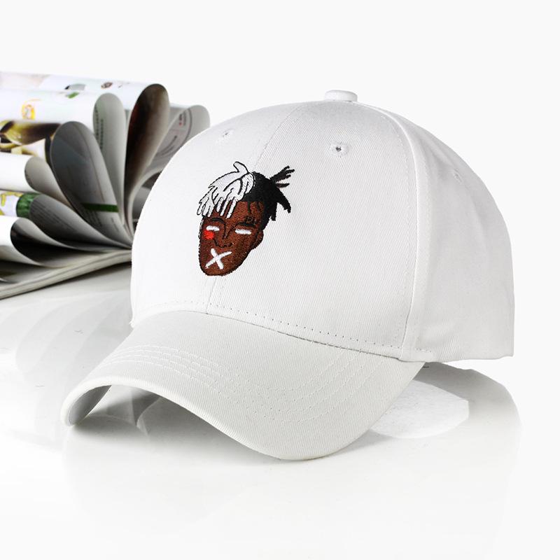 Cry Face Curved Brim Baseball Cap - Sun Protection Outdoor Style