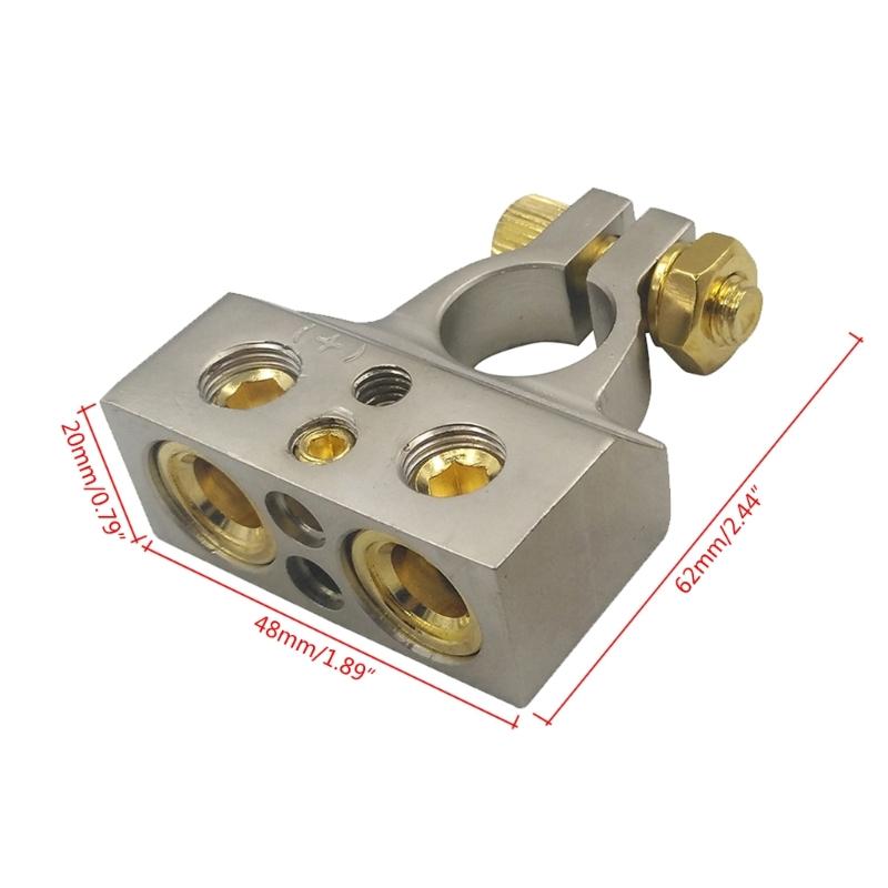 Car Modified attery Terminal Connectors Positive Negative 0/2/4/8/10 Gauge