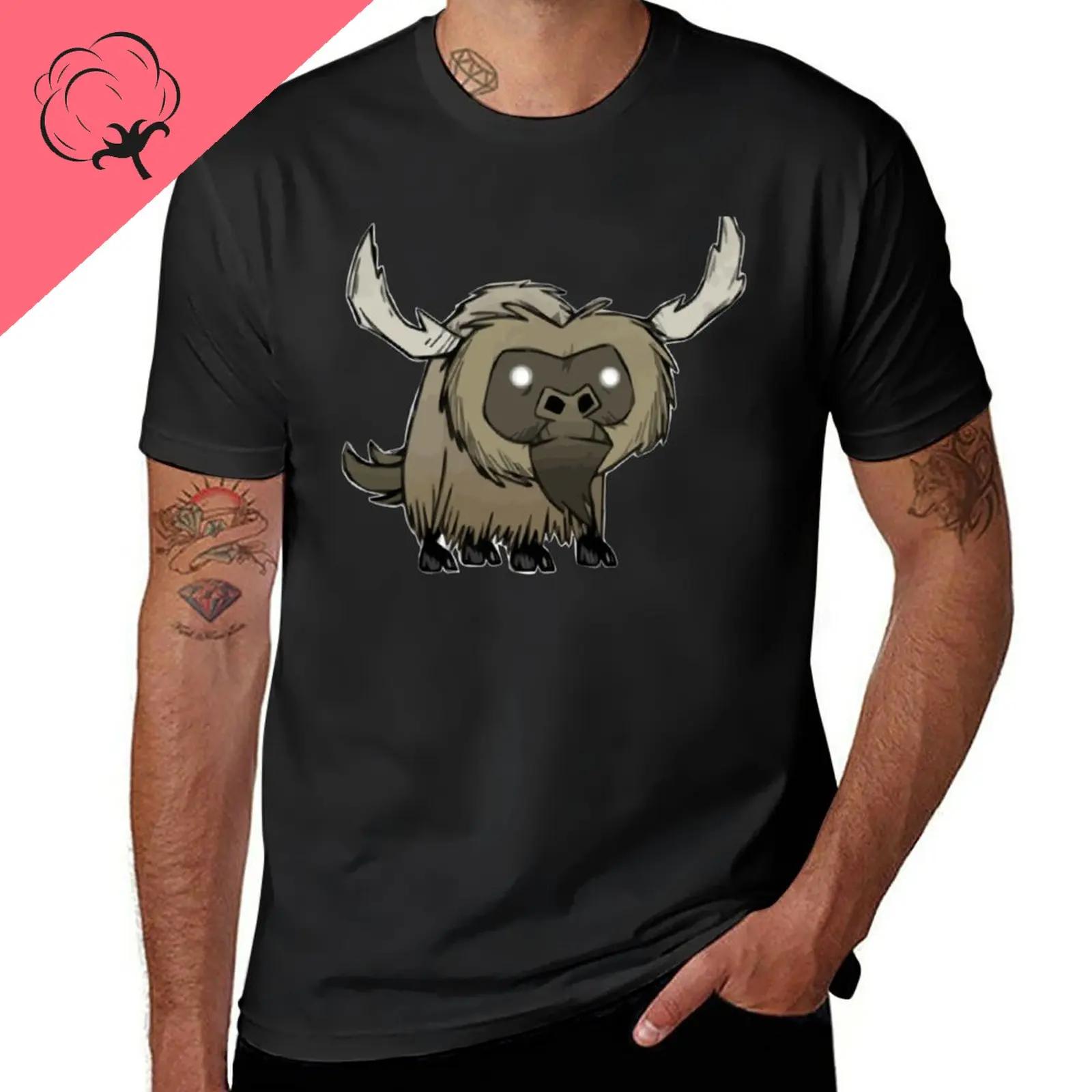 Dont Beefalo Mens Casual Beefalo Tshirt Everyday Comfortable Printed Top Summer Short Sleeve Crewneck Clothing S